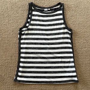 Gap black and white stripe tank